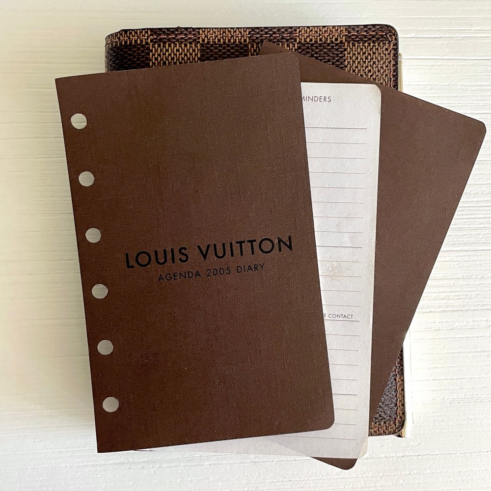 Louis Vuitton Small Agenda PM Dashboard Inserts | NWOT Vintage